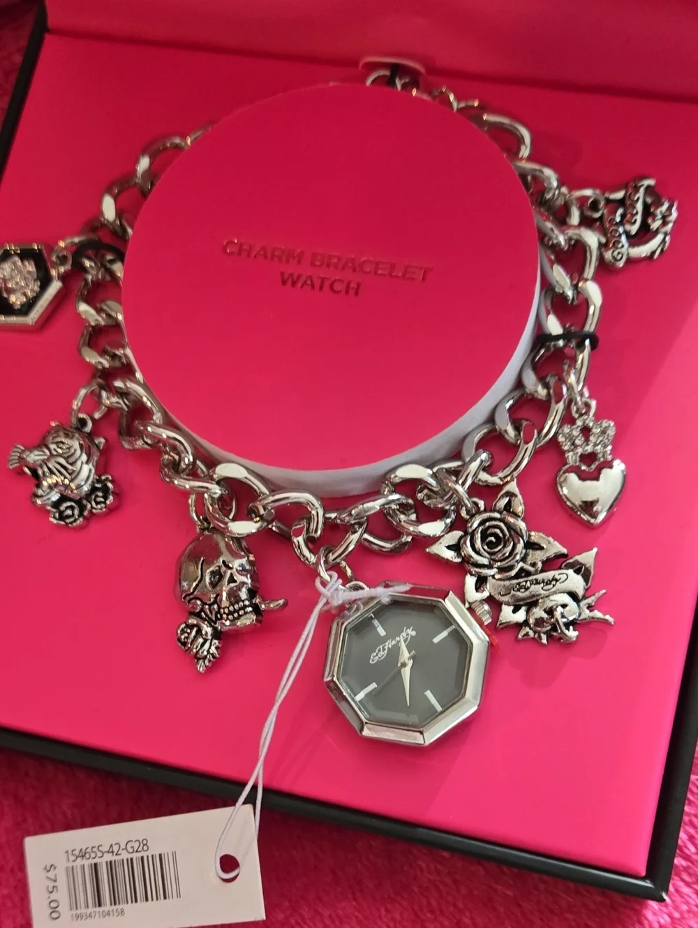 Ed Hardy Charm Bracelet Watch